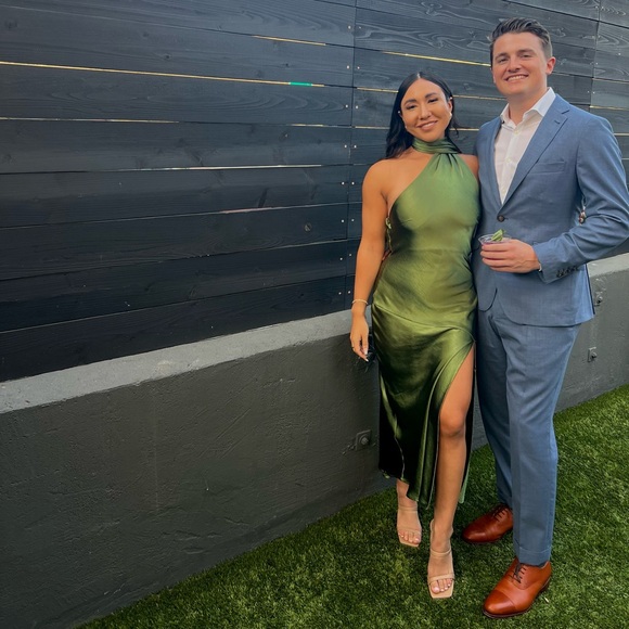 ATHENIAN SATIN MAXI DRESS, Hello Molly - Picture 3 of 3